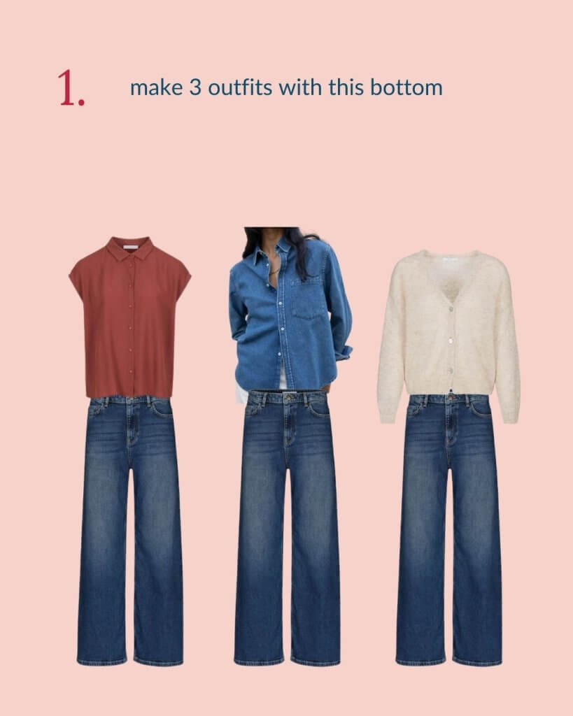 creating outfits with jeans